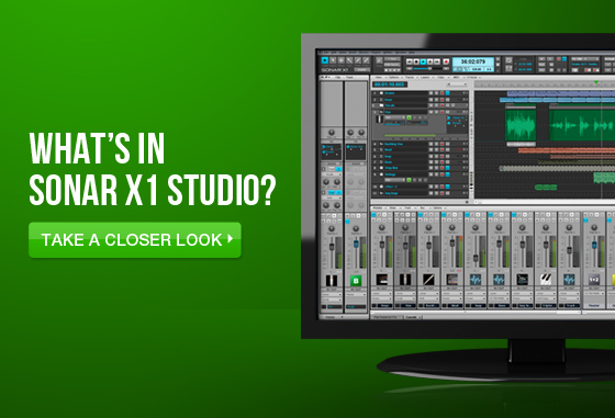 What's In SONAR X1 Studio