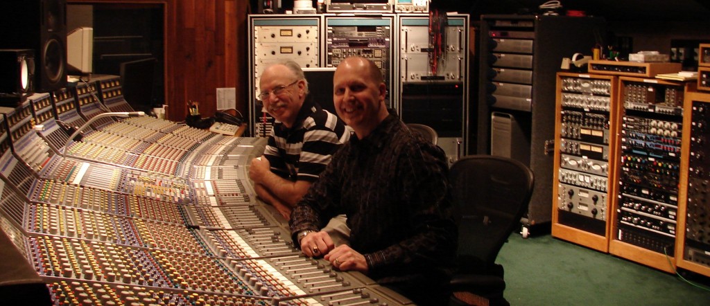 Composer James Bernhard and mixing engineer Brian Vibberts