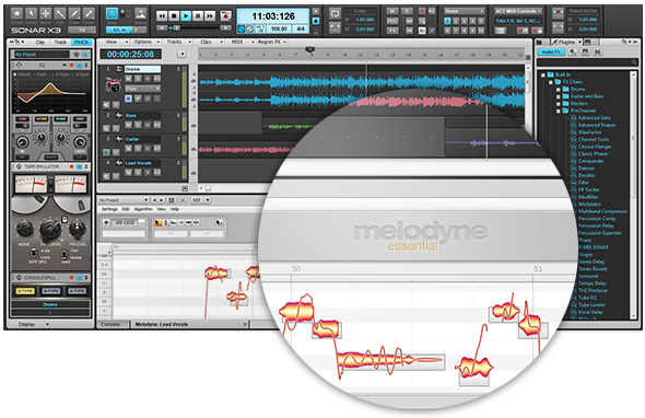 Producers 3. Melodyne Cakewalk.